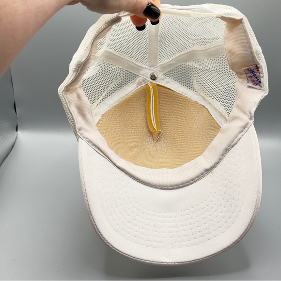 Vintage Caesars Palace Las Vegas Hat White Mesh Trucker Snapback Cap OS - Picture 3 of 7